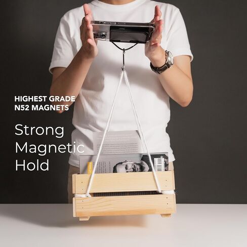 Mag SleekGrip X، محفظة مغناطيسية مع مقبض هاتف، متوافقة مع محفظة MagSafe وحامل الهاتف، غطاء خصوصية جلدي، متوافقة مع سلسلة iPhone 15 14 13 12 in Kuwait