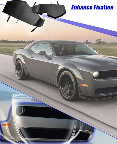 ULZOZN Bumper Support Bracket Cover Retainer Fit for Dodge Challenger 2015-2021, Mount Retainer Kit Replace 68375013AA 68259546AA 68024342AD 68024343AD in Saudi Arabia