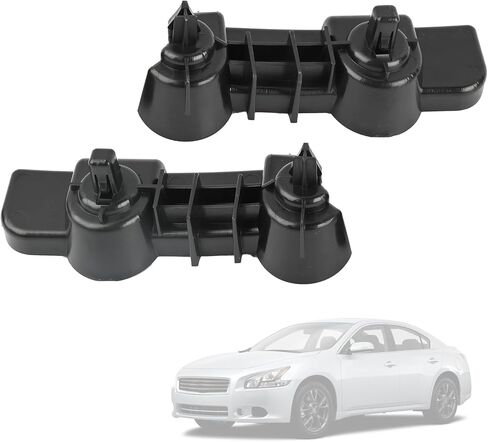 A Pair Left & Right Side Front Bumper Brackets Plastic Black 62221-9N00A 62220-9N00A Compatible with Nissan Maxima Sedan 2009-2015 in Saudi Arabia