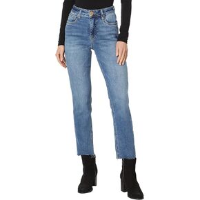 كوت من Kloth Rachael High Rise Fab Ab Mom Raw Hem in Kuwait