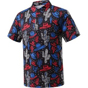 Mens Dry Fit Athletic Golf Polo Shirts Short Sleeve Moisture Wicking Performance Fabric in Saudi Arabia