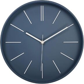 zyzamay Modern 12 Inch Round 3D Wall Clock, Black, Silent Quartz Battery Operated, Easy to Read, Accurate Time, Modern Style in Saudi Arabia