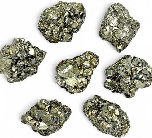 Pachamama Essentials Tumbled Pyrite من بيرو - ذهب الحمقى - حجر الشفاء - الريكي (3) in Saudi Arabia