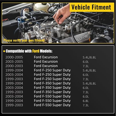 54-74420 Power Brake Booster متوافق مع Ford Sproce 2000-2005 F250 F350 F550 Super Duty 1999 2000 2001 2002 2003 2004 7.3L V8 6.8L V10 5.4L V8 5C3Z2005EA in Saudi Arabia