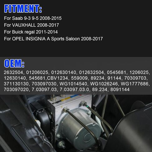 12632504 Brake Vacuum Pump, For Saab 9-3 9-5 2008-2015, For OPEL Insignia A Sports Saloon 2008-2017, For Vauxhall 2008-2017, For Buick regal 2011-2014 Engine 2.0T, Replace: 904-830 in Saudi Arabia