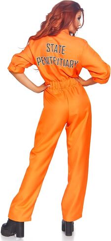 Leg Avenue Women's Prisoner Jumpsuit Jail Costume in Saudi Arabia