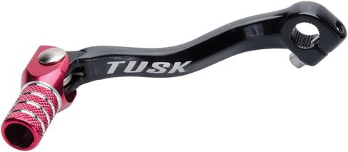 Tusk Folding Shift Lever Black/Red Tip - Fits: Honda CR80R 1987-2002 in Saudi Arabia