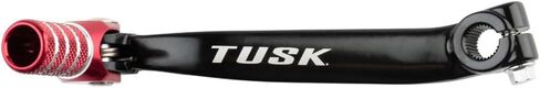 Tusk Folding Shift Lever Black/Red Tip - Fits: Honda CR80R 1987-2002 in Saudi Arabia