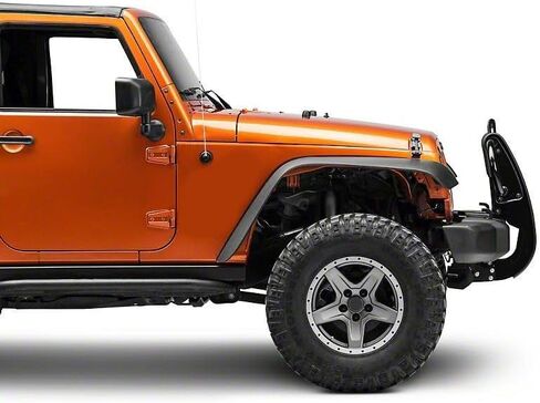 Black Horse Grille Brush Bumper Guard Modular Black Compatible with 2020-2024 Jeep Gladiator|2018-2024 Jeep Wrangler(Excl. 21-24 V8 Engine and Trims)-17JPJLMA in Saudi Arabia