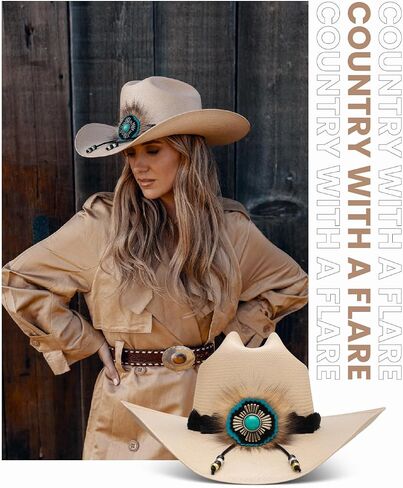 Charlie 1 Horse C1H x Lainey Wilson Country with A Flare Straw Cowgirl Hat in Kuwait