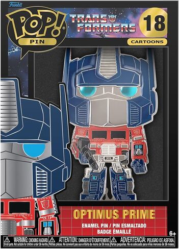 Funko Pop! Sized Pins: Transformers - Optimus (Styles May Vary, with Possible Chase Variant) in Saudi Arabia