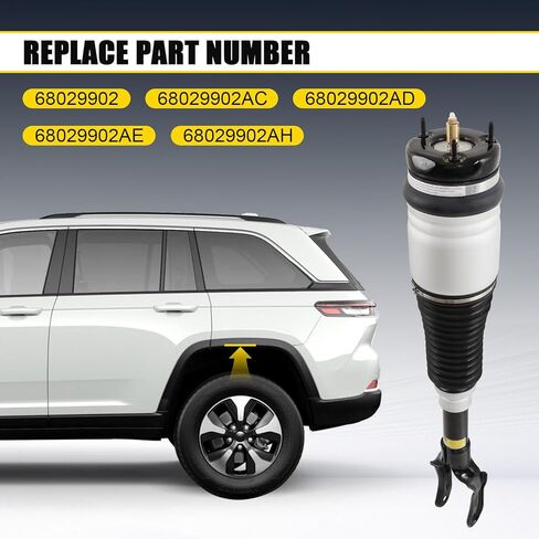 كيس ربيع الهواء الخلفي لوب سبرينج ربيع متوافق مع 2011-2015 Jeep Grand Cherokee استبدل# 68029912ae ، 68029911ab ، 68029912AC ، 68029912AD in Saudi Arabia