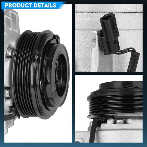 ‎TadaMark A/C Air Conditioner Compressor Clutch Fit for Nissan NV200 2.0L 2013-2021, fit for Chevrolet City Express 2.0L 2015-2018 in Saudi Arabia