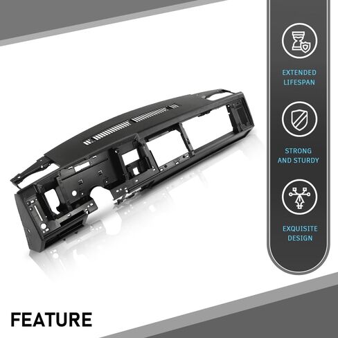 Dashboard Dash Core متوافق مع Chevy & GMC Truck 1988-1994 ، Fit Chevy Blazer/GMC Yukon ، Suburban 1992-1994 Gray in Kuwait