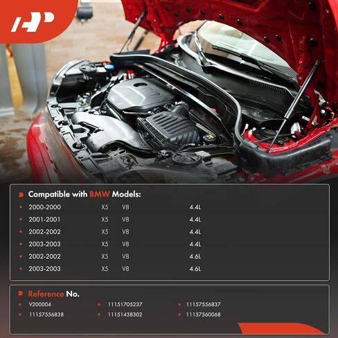 A-premium محرك المرافق المرافق تنفيس فاصل زيت فاصل زيت مجموعة خرطوم التوافق مع BMW E53 Series X5 2000 2001 2002 ، 4.4L 4.6L in Saudi Arabia