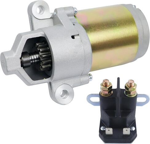 Electric Starter 12V & Relay Replacement for MTD for Cub Cadet CC760ES CC30, for Craftsman LT1500 T1000,13A226JD099 751P12207A 75112207 751-12207 951-12207 in Saudi Arabia