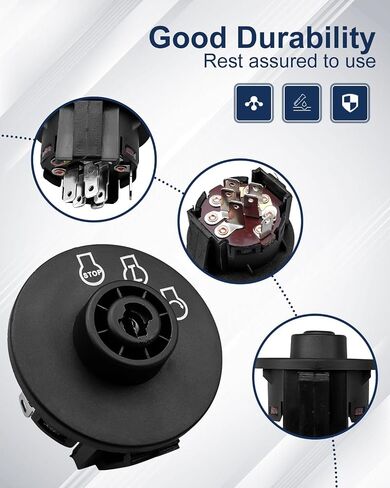 مفتاح بداية الإشعال مع 2 مفتاحين ملاءمة لمحركات Kohler CH18 CH20 CH23 CH640 CH670 CH680 CH730 CH740 ، مجموعة مفاتيح الإشعال استبدال 25 099 30-S 2509930-S in Saudi Arabia