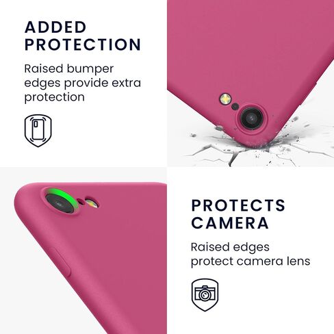 حافظة kwmobile متوافقة مع هاتف Apple iPhone SE (2022) / iPhone SE (2020) / iPhone 8 / iPhone 7 - غطاء هاتف نحيف واقٍ من السيليكون TPU - أزرق بلطيقي in Saudi Arabia