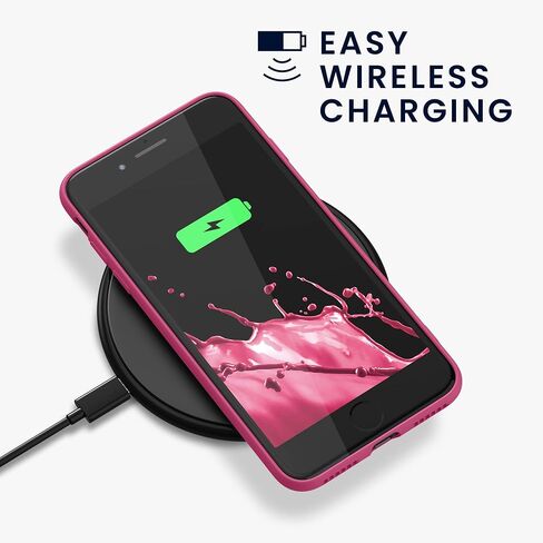 حافظة kwmobile متوافقة مع هاتف Apple iPhone SE (2022) / iPhone SE (2020) / iPhone 8 / iPhone 7 - غطاء هاتف نحيف واقٍ من السيليكون TPU - أزرق بلطيقي in Saudi Arabia