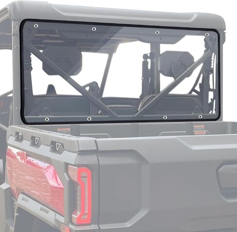 StarknightMT Uforce U10 Pro Rear Windshield Compatible With CFMOTO UFORCE U10 Pro/Pro XL 2025, UV-Proof Heavy Duty Full Back Window (Clear) in Saudi Arabia