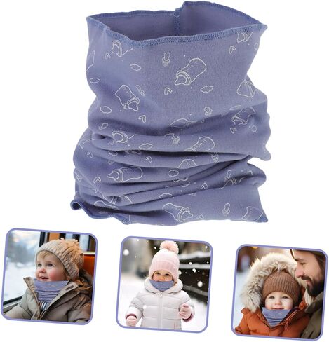وشاح Bestyash لـ Dark NeckerChief للبنين والبنات المواد الكشمير الناعمة تحمي من الرياح للأنشطة في الهواء الطلق in Kuwait