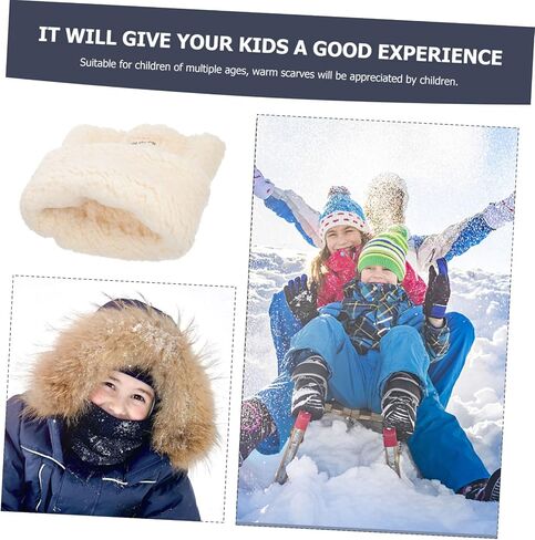 Didiseaon Neck Collar Scarf for Boy Girl Lined Warm Neckerchief Windproof Design for Ages for Cold Weather Adventures in Saudi Arabia