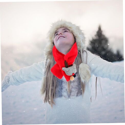 Didiseaon Chic Elk Design Children Holiday Actory Warm Winter Assactory for Kids Random Color in Saudi Arabia
