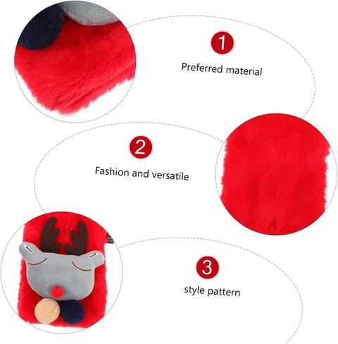 Didiseaon Chic Elk Design Children Holiday Actory Warm Winter Assactory for Kids Random Color in Saudi Arabia