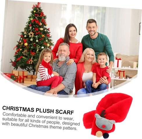 Didiseaon Chic Elk Design Children Holiday Actory Warm Winter Assactory for Kids Random Color in Saudi Arabia