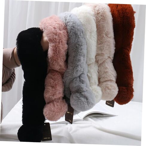 SAFIGLE 1pc Warm Plush Boys and Girls Scarf Cross Tie Design for Boys and Girls for Autumn and Warmer for Daily Use Adorable Christmas in Saudi Arabia