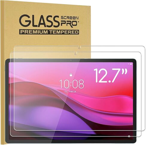 واقي شاشة من الزجاج المقوى من KEANBOLL مكون من قطعتين لجهاز Lenovo Tab P12 (12.7 بوصة، إصدار 2023)، - زجاج مقسى، فائق الوضوح in Saudi Arabia