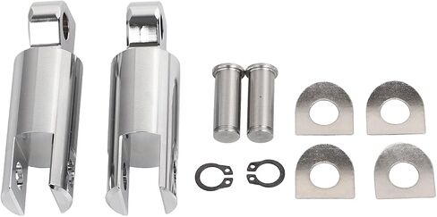 يدعم Footpeg الأسود للدراجات النارية التمديدات مجموعة أمراض القدمين ، قمم Clevis Fit for Harley Mal in Saudi Arabia