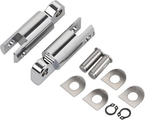 يدعم Footpeg الأسود للدراجات النارية التمديدات مجموعة أمراض القدمين ، قمم Clevis Fit for Harley Mal in Saudi Arabia