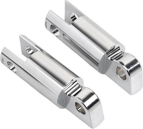 يدعم Footpeg الأسود للدراجات النارية التمديدات مجموعة أمراض القدمين ، قمم Clevis Fit for Harley Mal in Saudi Arabia