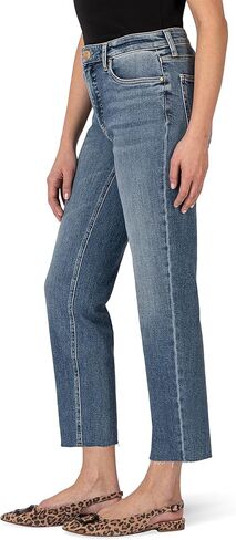 كوت من Kloth Rachael High Rise Fab Ab Mom Raw Hem in Kuwait