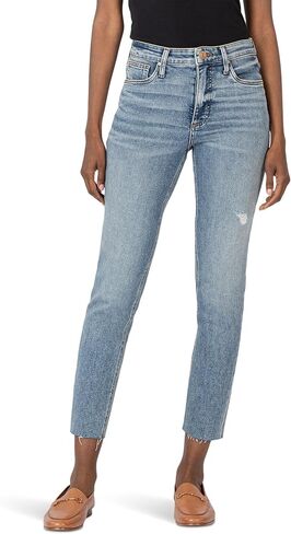 KUT from the Kloth Rachael High Rise Fab Ab Mom Raw Hem in Saudi Arabia