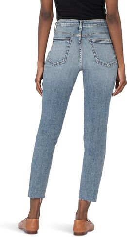 KUT from the Kloth Rachael High Rise Fab Ab Mom Raw Hem in Saudi Arabia
