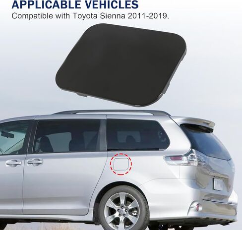 Fuel Door Cover Compatible with Toyota Sienna 2011-2019 Replaces# 926-395 7735008020 in Saudi Arabia
