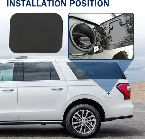 Fuel Door Cover Compatible with Toyota Sienna 2011-2019 Replaces# 926-395 7735008020 in Saudi Arabia