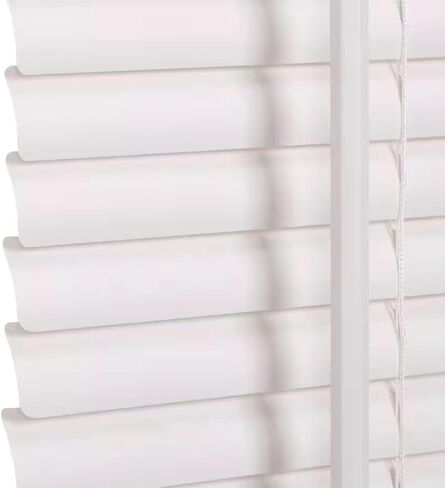 Ceybo Cordless Mini Blinds White Vinyl Light Filtering 1" Slats Window Shades 34 x 64 Easy Install Indoor Privacy Washable Wand Control for Bedroom Kitchen Living Room in Saudi Arabia