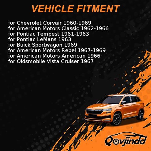 Rear Drum Brake Wheel Cylinder Kit for American Motors Rebel, American, Classic 1962 1963-1969 for Buick Sportwagon 1969 for Chevrolet Corvair 1960-1969 Replacement 3203392 1X in Kuwait
