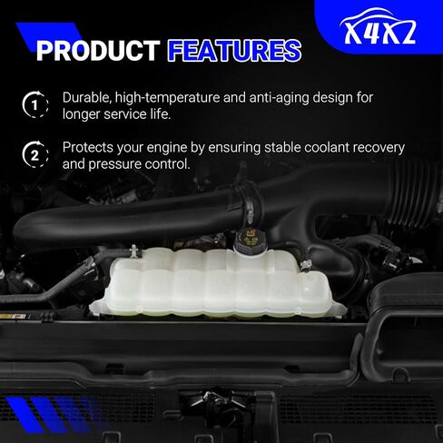 FL3Z-8A080-A Engine Coolant Reservoir Expansion Tank For 2015-2024 Ford Expedition F-150 2018-2024 Lincoln Navigator Replaces# FL3Z8A080A 603-318 in Saudi Arabia