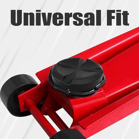BIG RED Torin Floor Jack Rubber Pad,Universal Slotted Frame Jack Adapter, Weld Side Frame Rail Protector,Black,Pack of 2,AT825010-9B in Saudi Arabia