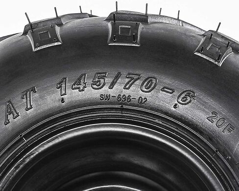 145/70-6 Tires Wheels with Rim ATV Go-Kart Mini Bike ATV Lawn Tires in Saudi Arabia