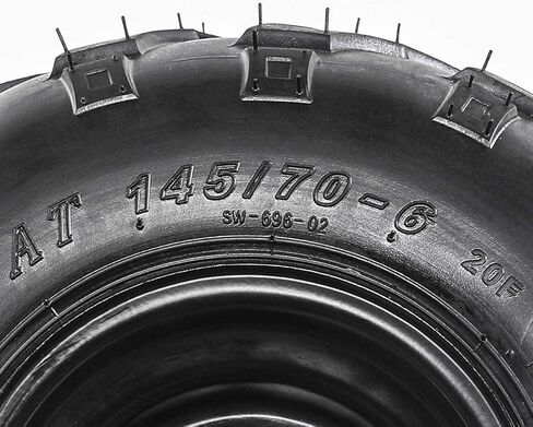 145/70-6 Tires Wheels with Rim ATV Go-Kart Mini Bike ATV Lawn Tires in Saudi Arabia