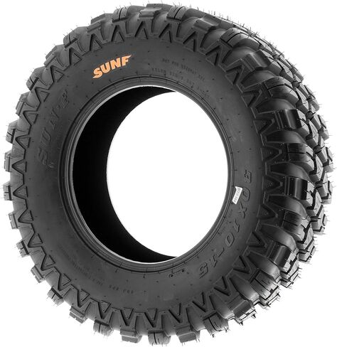 Set of 4 SunF A047 XC MX Hardpack UTV SxS Dual Sport Tires 28x10-14, 6 PR, Tubeless, all terrain off-road in Saudi Arabia