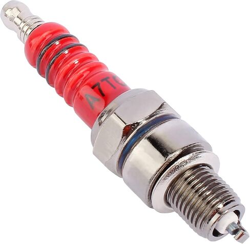 5 Pcs A7TC Spark Plug Compatible with GY6 50cc-70cc 90cc 110cc 125cc 140cc 150cc 160cc Motorcycle ATV Quad Scooter Go Kart Moped Mini Chopper Buggy Pit Dirt Bike Chinese 139QMB 154QMI 157QMJ in Saudi Arabia