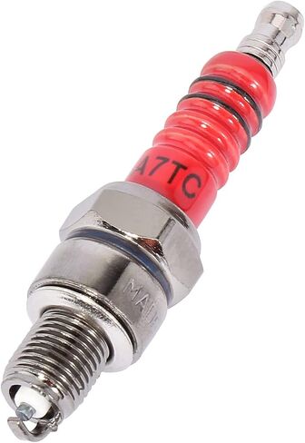 5 Pcs A7TC Spark Plug Compatible with GY6 50cc-70cc 90cc 110cc 125cc 140cc 150cc 160cc Motorcycle ATV Quad Scooter Go Kart Moped Mini Chopper Buggy Pit Dirt Bike Chinese 139QMB 154QMI 157QMJ in Saudi Arabia