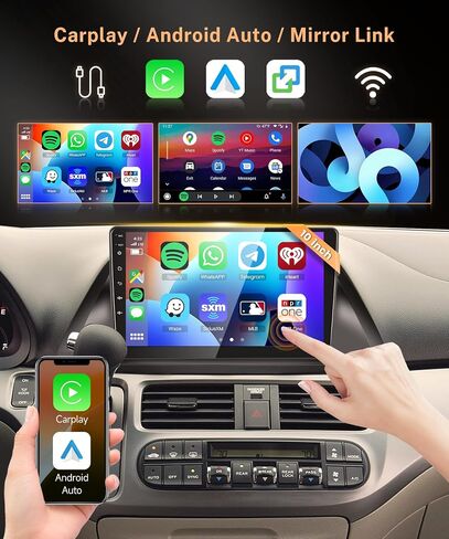 8 Core 4G 64G لهوندا أوديسي 2005-2010 Android Car Stereo Radio Carplay، Rimoody 10.1 بوصة تعمل باللمس راديو السيارة GPS 4G-WiFi Bluetooth FM DSP-36 Mirror Link 59-UI Themes كاميرا احتياطية in Saudi Arabia