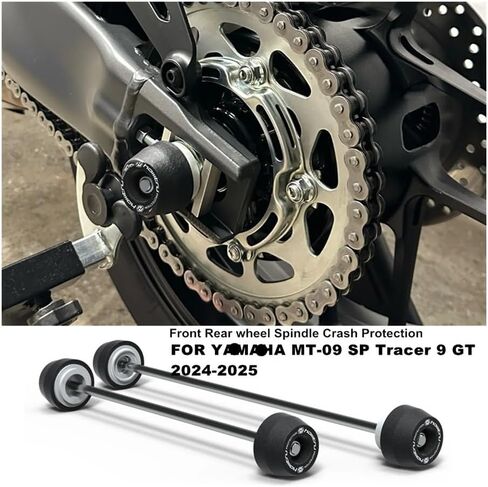 Front Rear Wheel Fork Slider for YA&MAHA Tracer 9 GT Tracer 900 MT-09 SP MT09 2024 2025 Motorcycle Front & Rear Axle Fork Crash Sliders Wheel Protection in Saudi Arabia